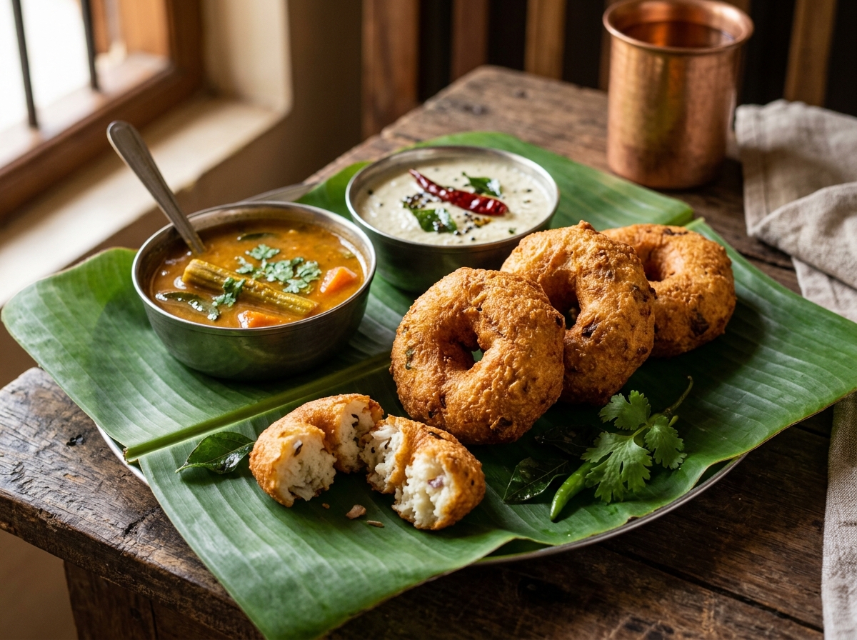 Authentic Crispy Vada at 99 Dosa Xpress Kolkata